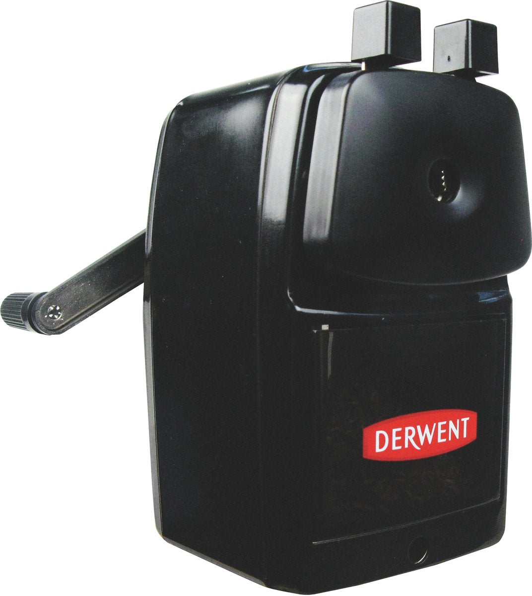 Derwent Super Point manueller Bleistiftspitzer mit Tischaufsatz