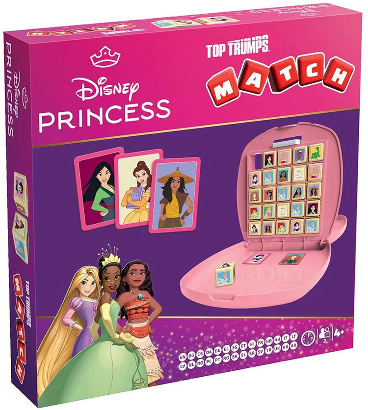 Winning Moves Top Trumps Match – Brettspiel – Disney Princess mehrsprachig