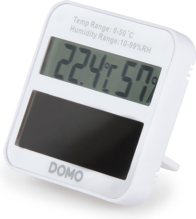 Domo do3101 Hygrometer – Wetterstation – Feuchtigkeitsmesser – Innenthermometer – Weiß