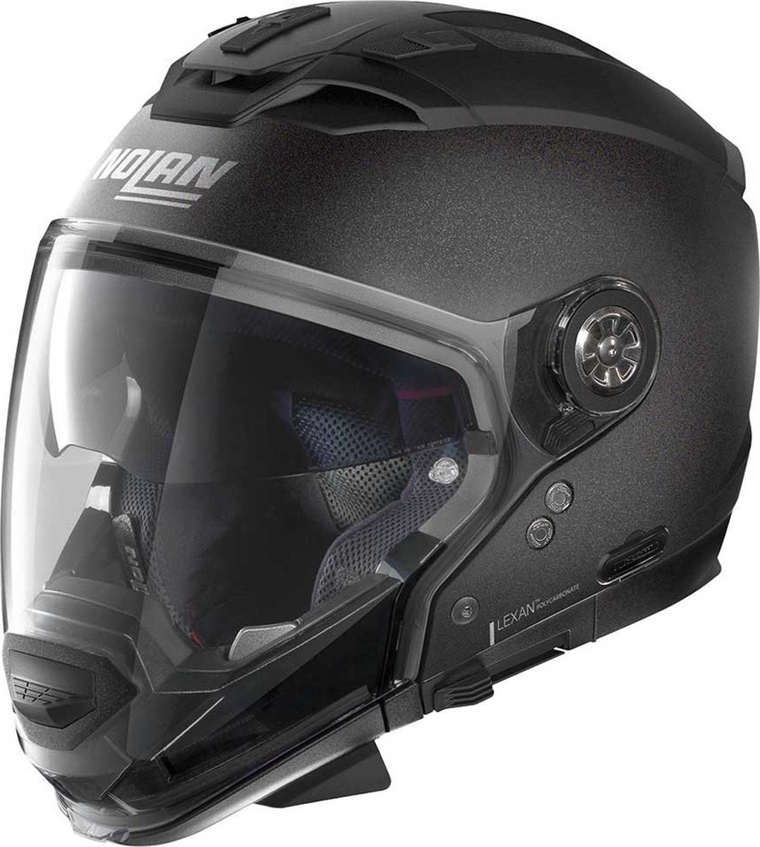 Nolan N70-2 GT Special N-Com Cabrio-Helm – schwarzer Graphit S