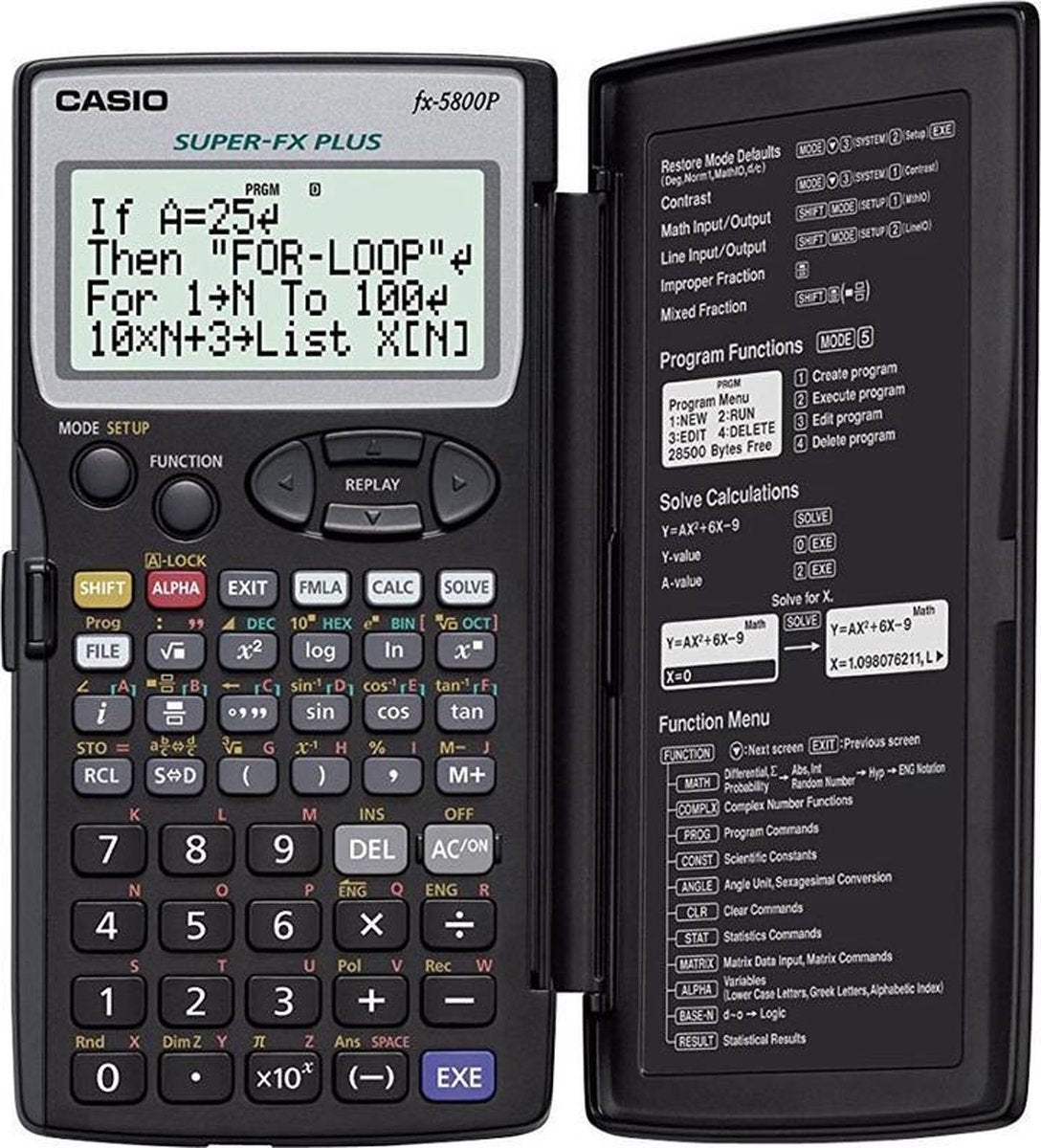 Casio fx-5800 p – wissenschaftlicher Taschenrechner