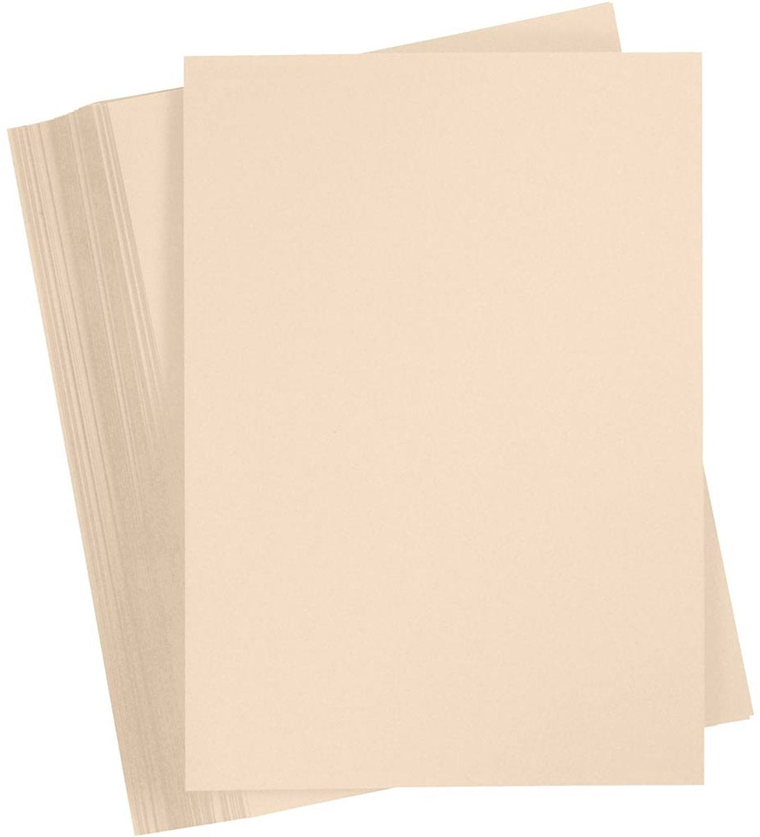 Creativ Company Farbkarton, A4, Blatt 210x297 mm, 180 gr, beige, 100 Blatt 1 Karton