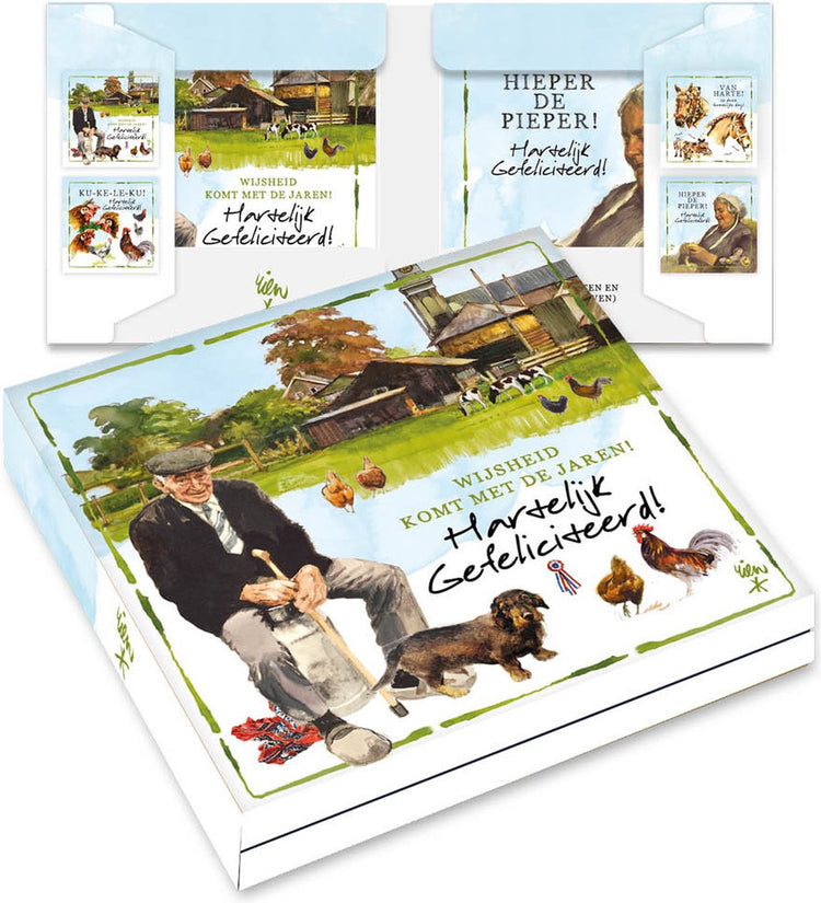 Comello Kartenmappe Es lebe der Bauernhof – Weisheit