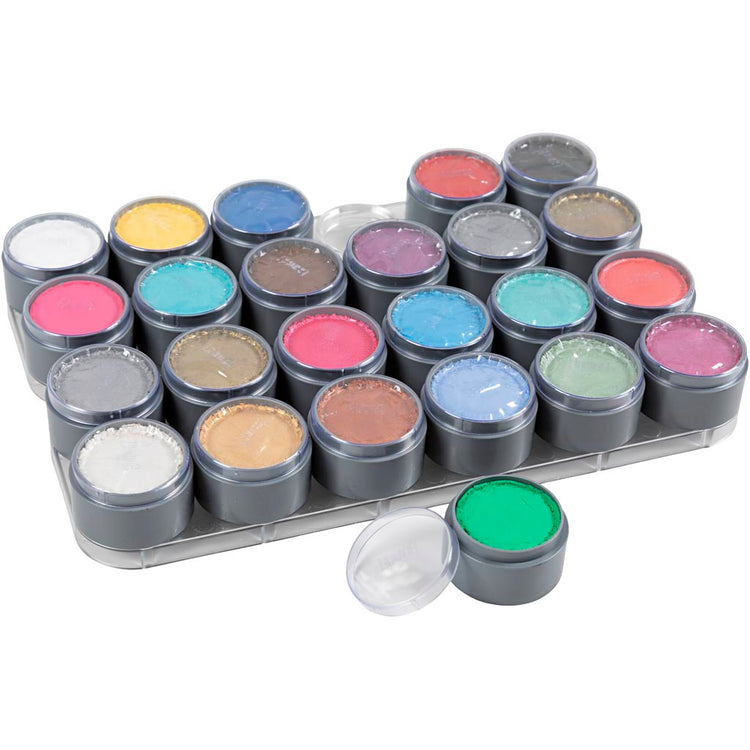 Grimas Make-up - Make-up-Palette, verschiedene Farben, 24x15 ml 1 Box