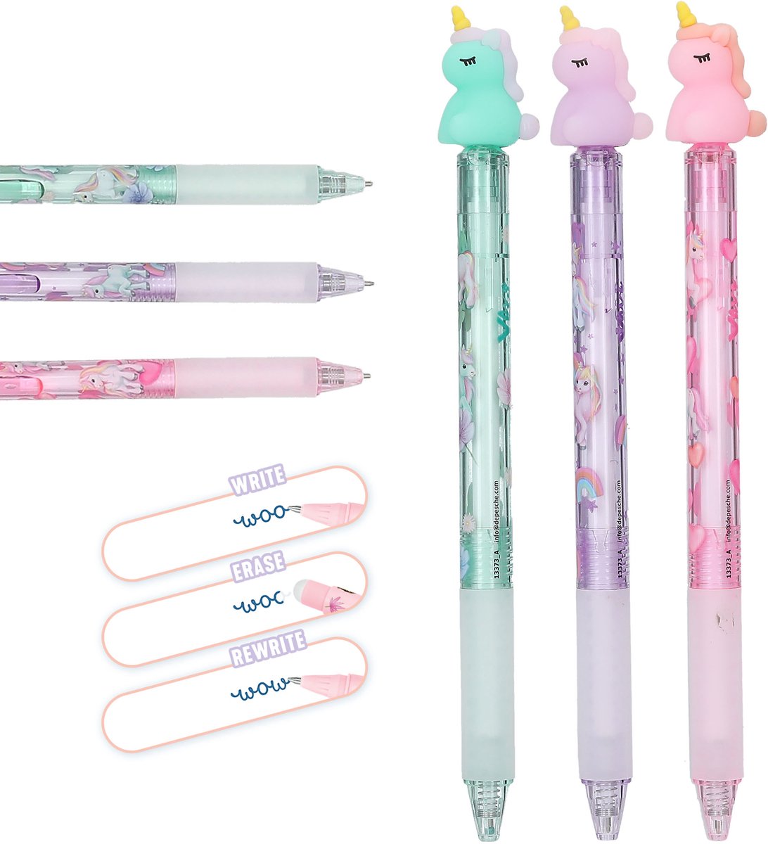 Depesche – Ylvi radierbarer Gelstift mit Einhorn – 1 Stück