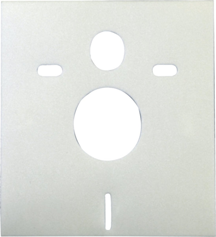 Plieger-Isoliermatte für wandhängendes WC-Bidet mit Stützbuchsen