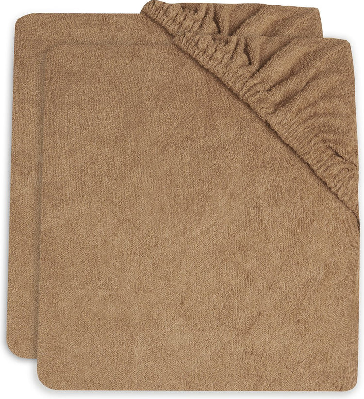 Jollein Wickelauflagenbezug Frottee 50x70cm - Keks - 2 Stück
