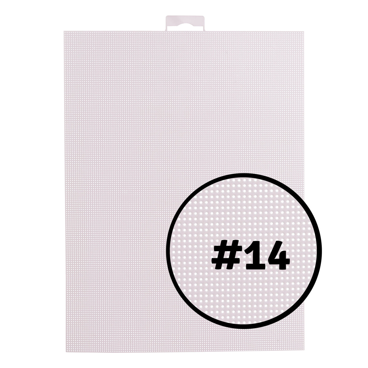 Vaessen creative • Kunststoffgitter 21x28cm 14mesh weiß