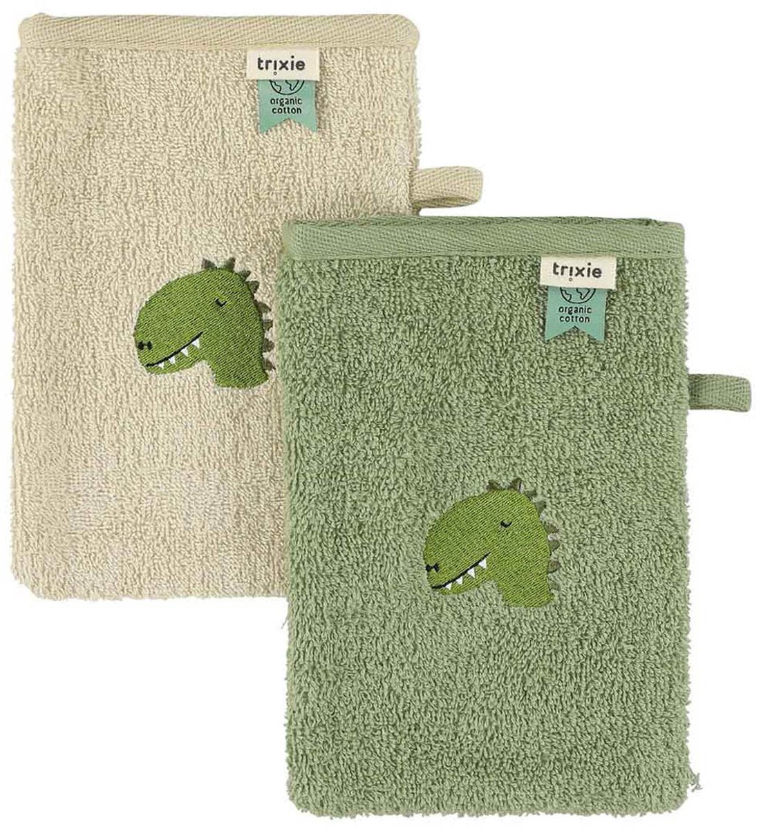 Trixie Waschlappen 2er-Pack - Aura Dino