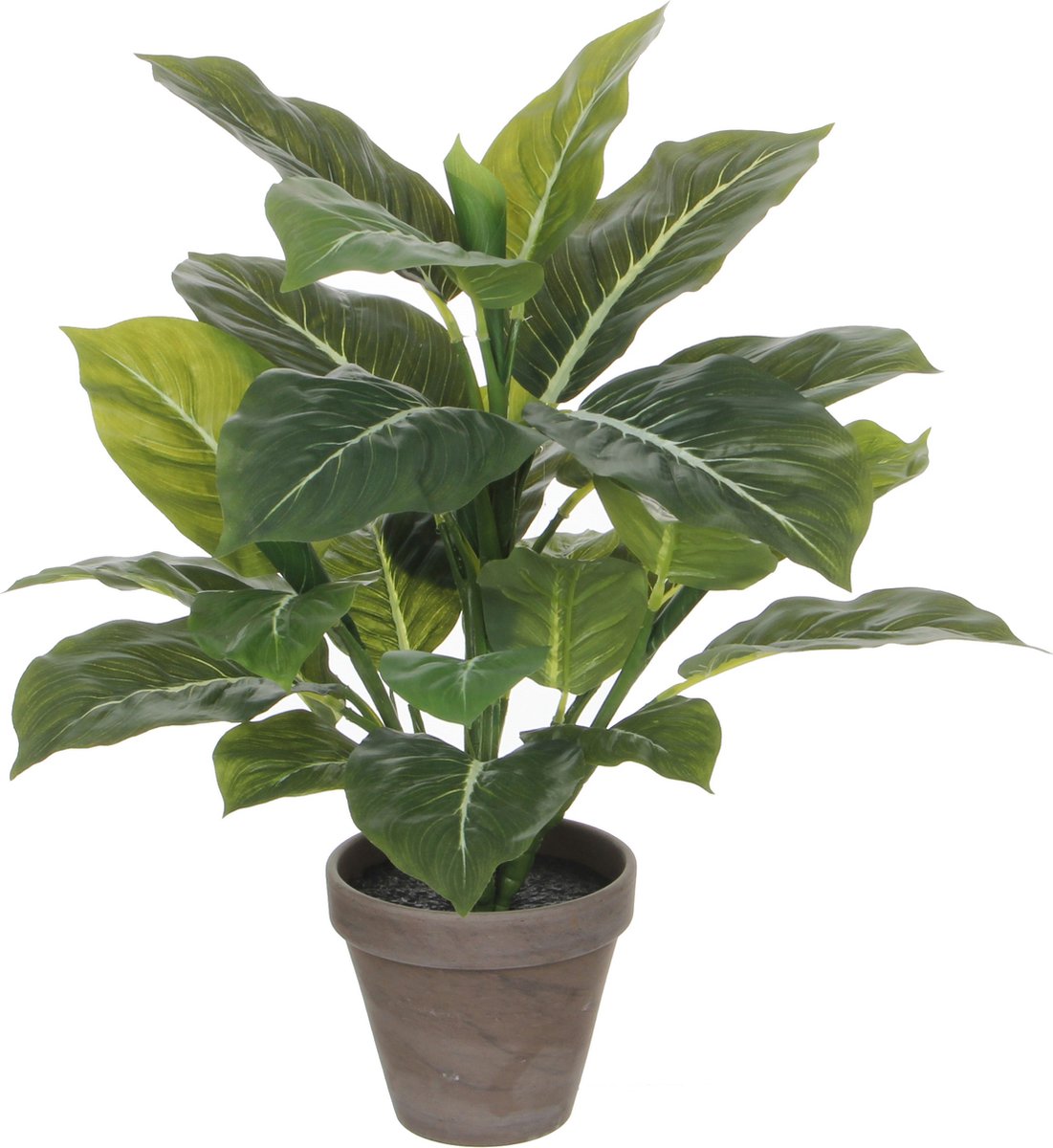 Glimmerdekorationen Kunstpflanze - Philodendron - Grün - 49 cm - Kunstpflanzen Kunstpflanzen