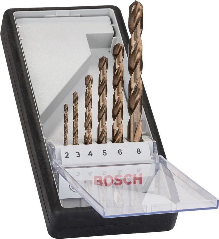 Bosch 6-teiliges Metallbohrerset „Robust Line“ HSS-CO(6)