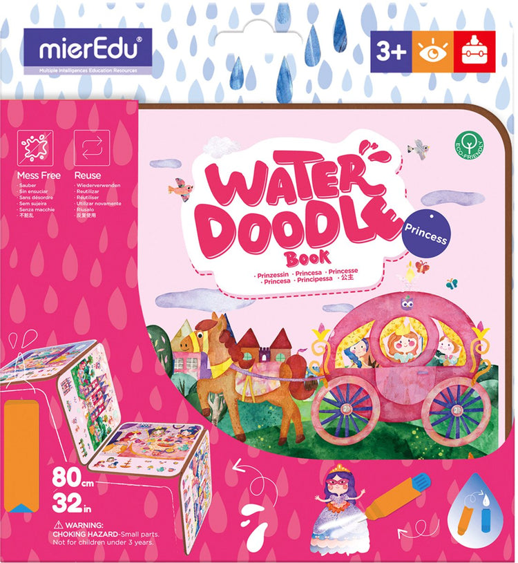 Mieredu - Wasser-Doodle-Buch - Prinzessin - - Wasser-Doodle-Buch - Prinzessin