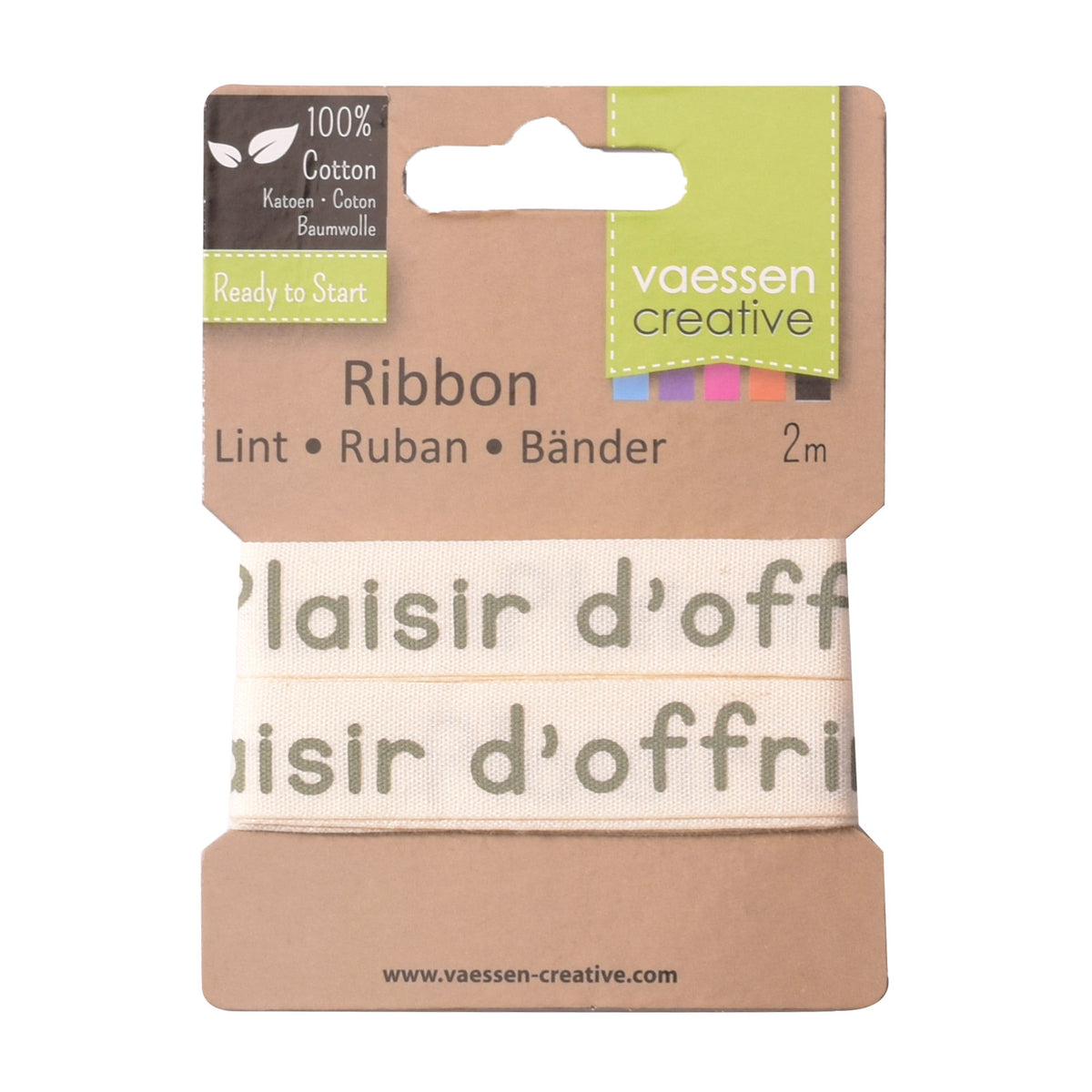 Vaessen creative • Band 2 m x 15 mm zum Basteln