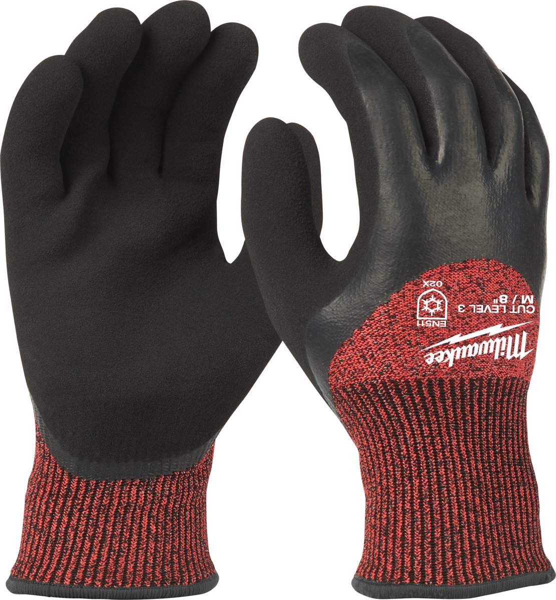 Milwaukee Zubehör Winterarbeitshandschuhe Schnittklasse 3 C - M 8 | 1 Paar - 4932471347