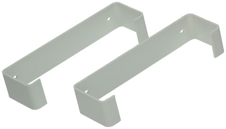 Renson 1006420 – Set mit 2 PVC-Montagehalterungen 7023 weiß 204 x 60 mm | 5 Stück