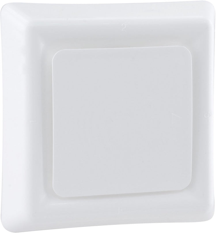 Star x Starx Absaugventil quadratisch – ø125 mm – weiß