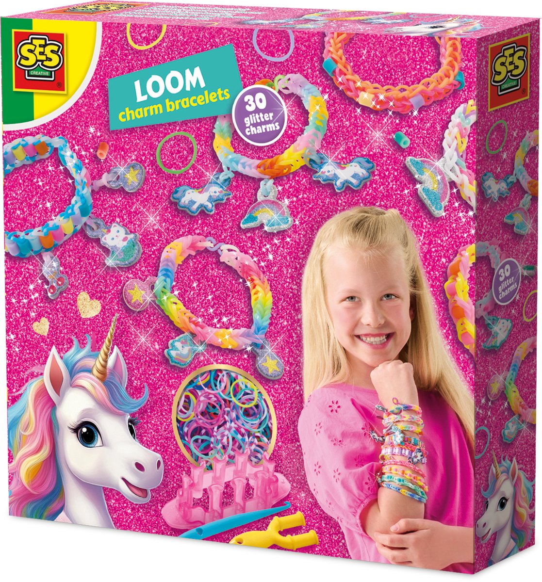 Ses kreatives Einhorn – Loom-Charm-Armbänder – Armbänder herstellen – Basteln – für Mädchen ab 6 Jahren