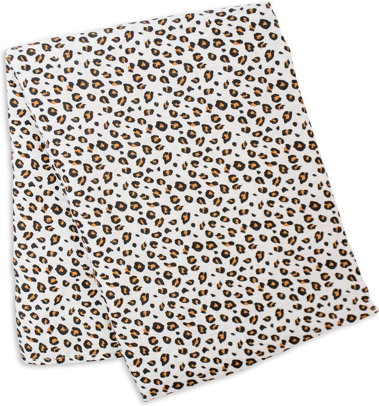 Lulujo – hydrophiles Tuch – Wickeltuch – Bambus – 120 x 120 cm – Leopard