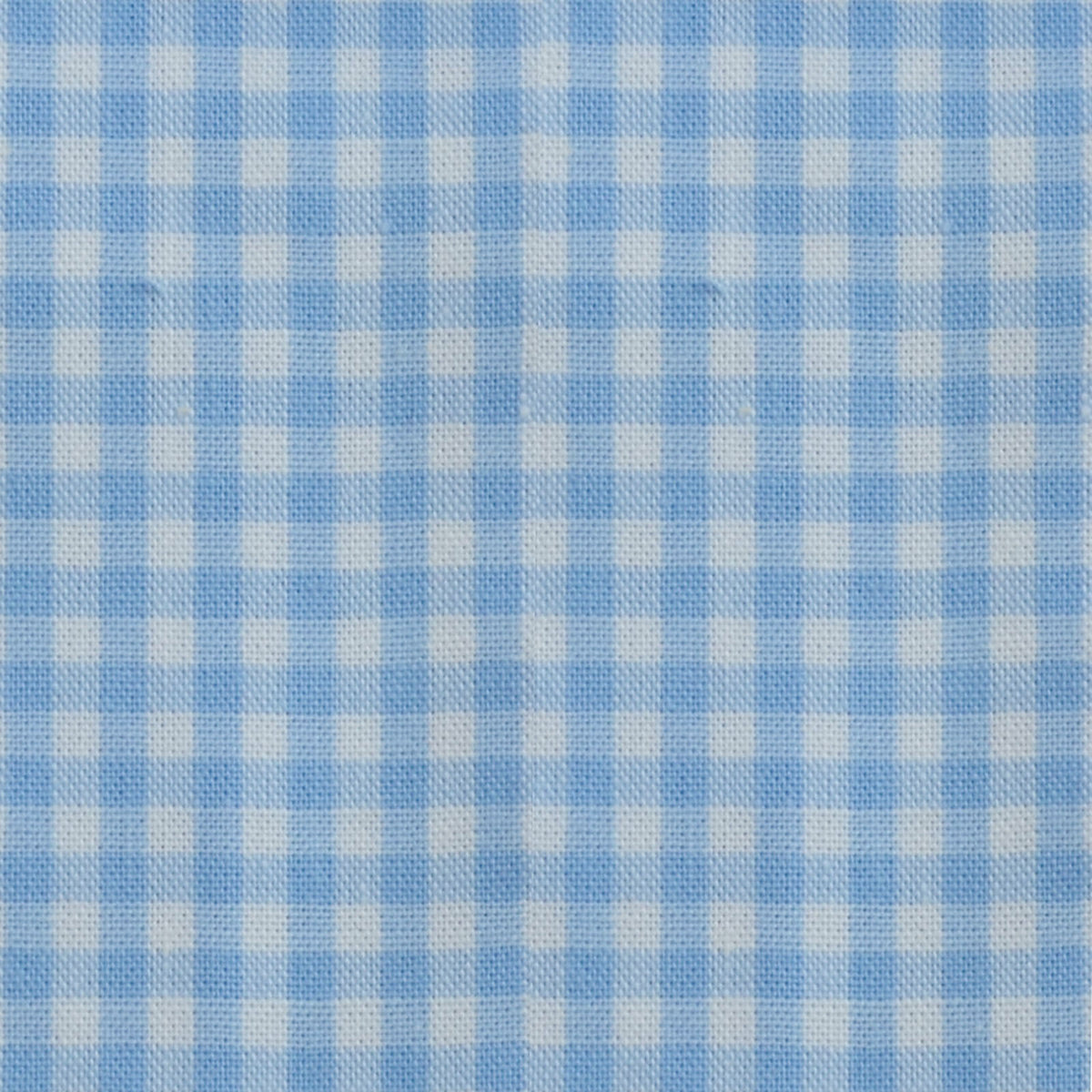 Vaessen creative • Baumwollstoff in Kokoston, 45 x 50 cm, einfaches hellblaues Karomuster