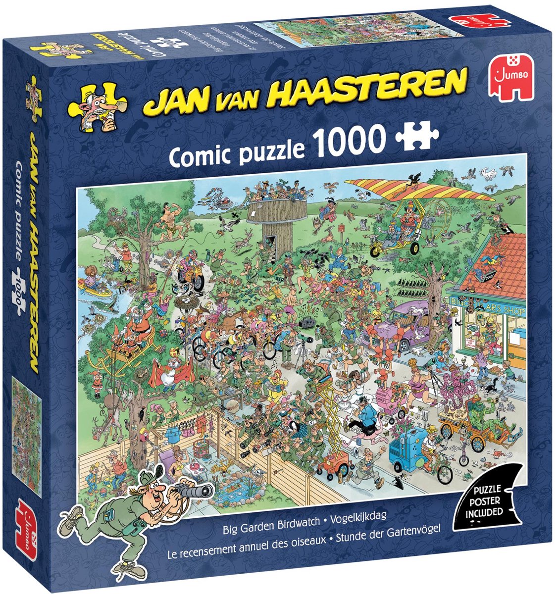 Jan Van Haasteren Jigsaw Puzzle Vogelbeobachtungstag, 1000st.