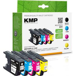 Tintenpatrone kmp Brother LC-1240 Schwarz, Cyan, Magenta, Gelb