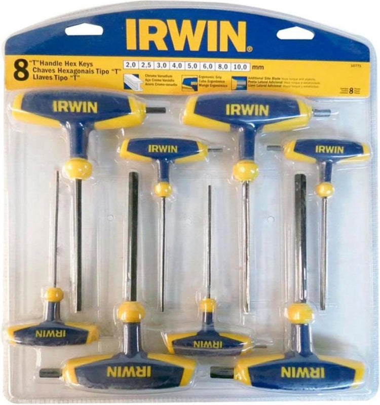 Irwin Innensechskantschlüsselsätze mit T-Griff, 8-teilig, 2 mm–10 mm – T10771