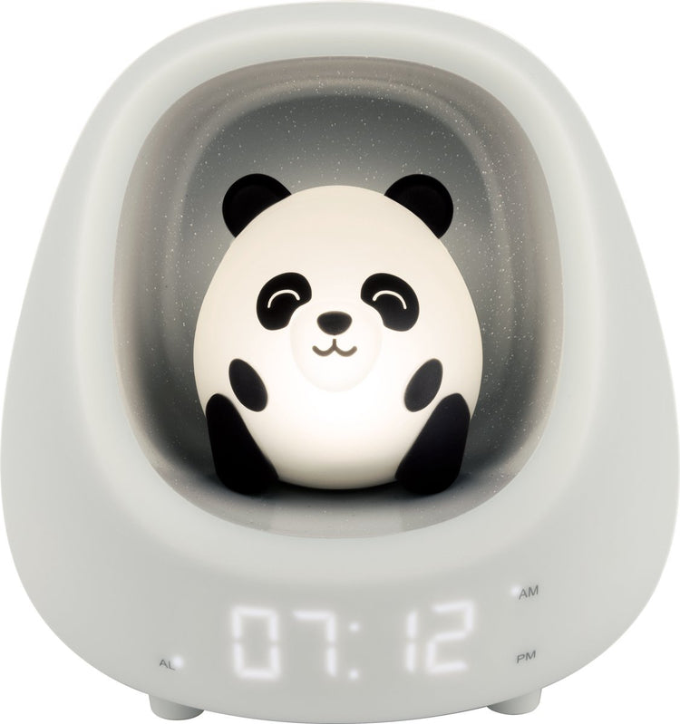 Bigben Hibuddies Hibuddies Nestkids Nachtlampe mit Wecker für Kinder – Boo the Panda