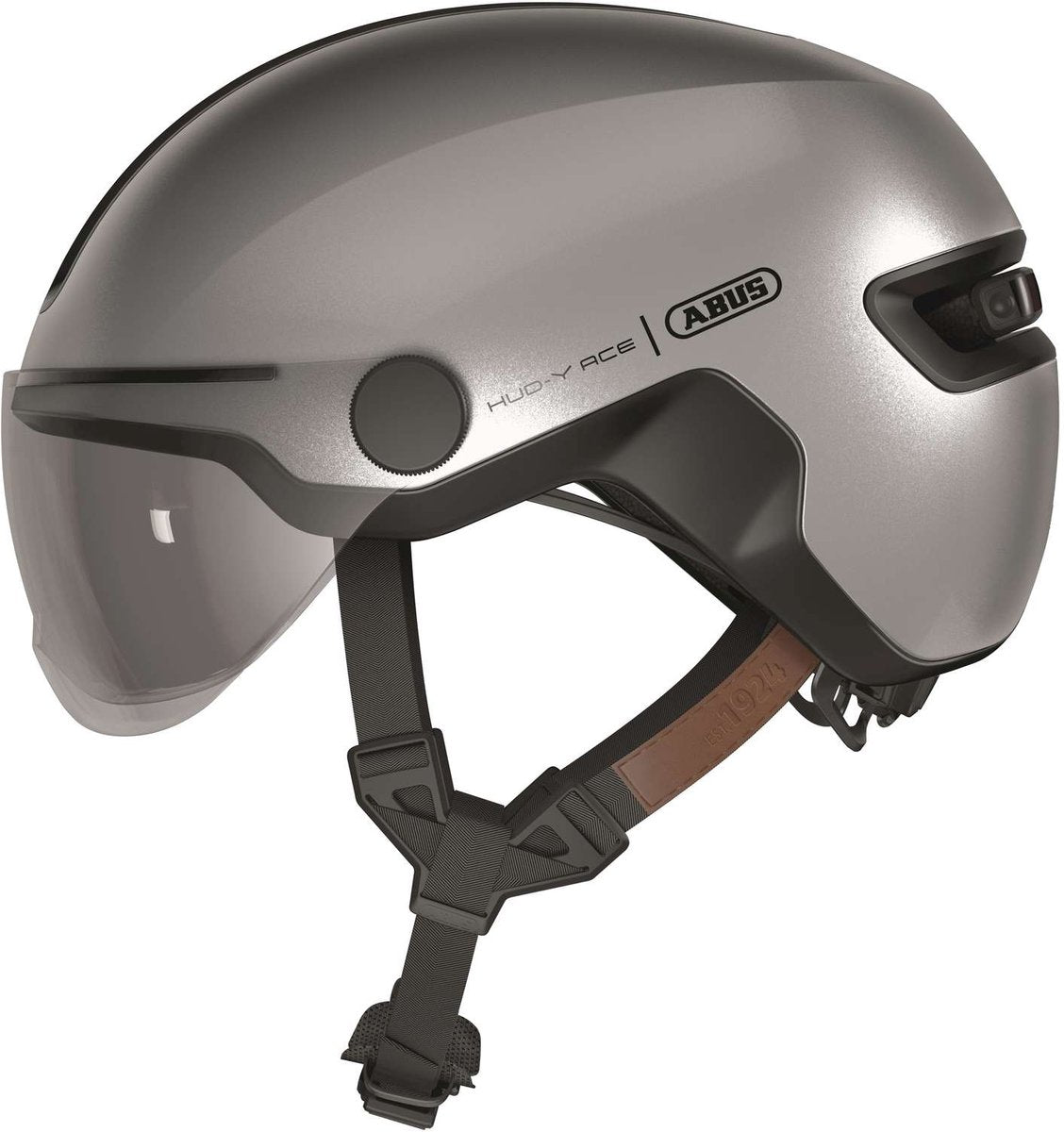 ABUS Helm Hud-y Ace Gleam Silber M 54-58 cm