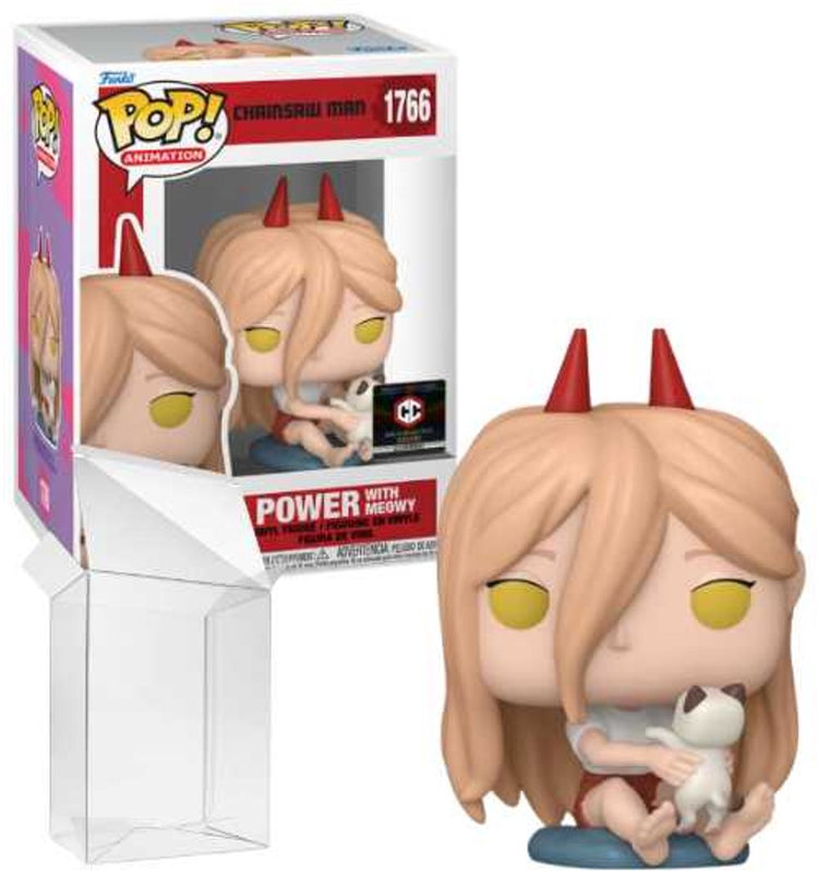 Funko-Pop! Animation: Kettensägenmann – Kraft mit Meowy #1766 Kelch-Sammelobjekte exklusiv
