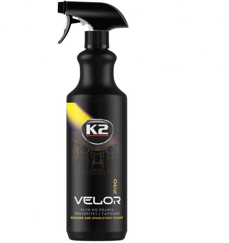 K2 Pro Detailing – Velour Pro Reinigungsflüssigkeit – 1 l – Mandarinenduft – nicht abspülbar