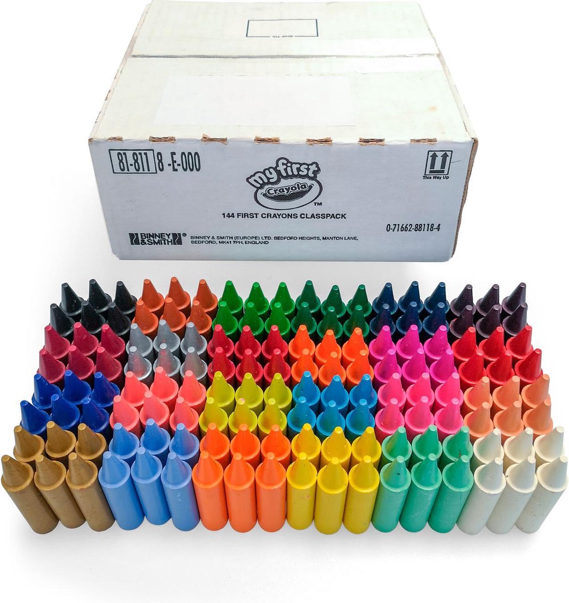Crayola – Kreide – 144 Jumbo-Buntstifte – Schulverpackung