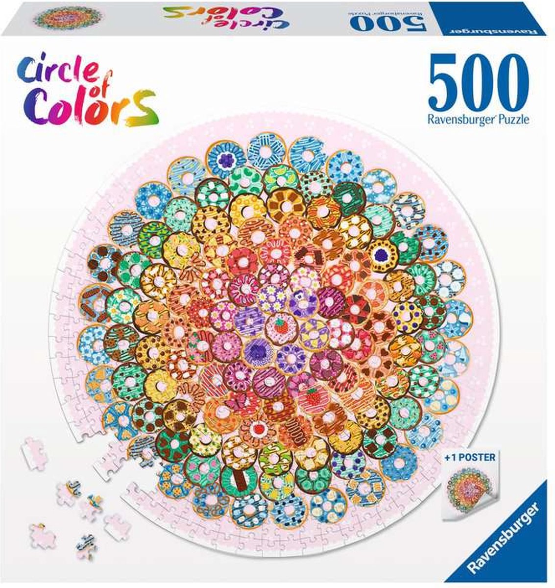 Ravensburger Puzzle um Donuts, 500st.
