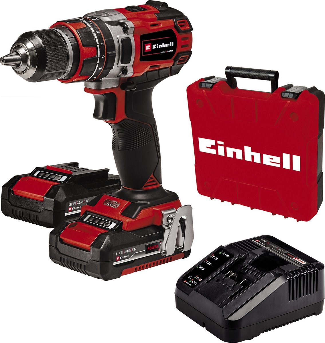 Einhell TE-CD 18 50 Li-I BL Kit 2.0 Knockbohrer ScrewMech
