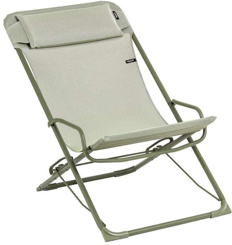 Lafuma Transaswing – Schaukelstuhl – Strandstuhl – Loungesessel – verstellbar – faltbar – Batyline – Moos