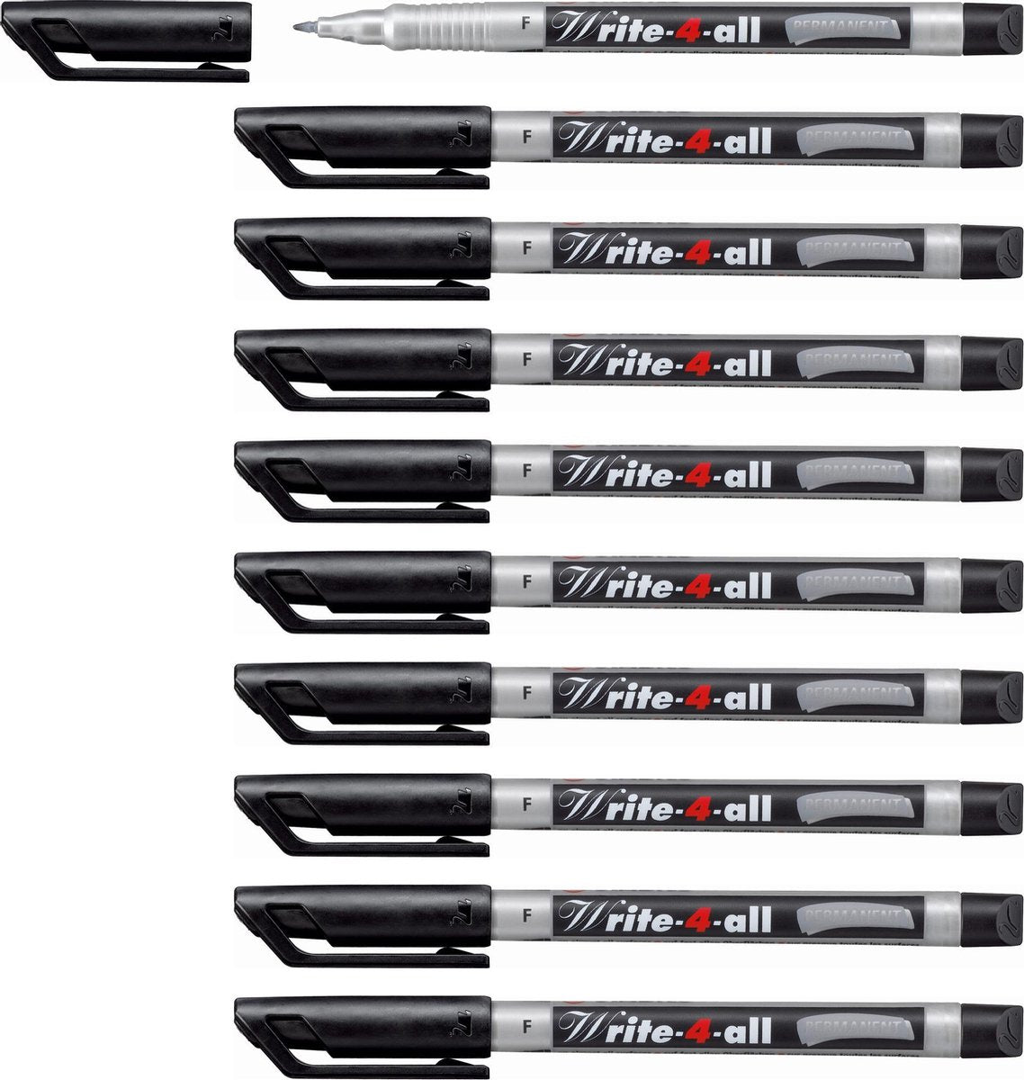 Stabilo write-4-all – Permanentmarker – fein 0,7 mm – Box mit 10 Stück