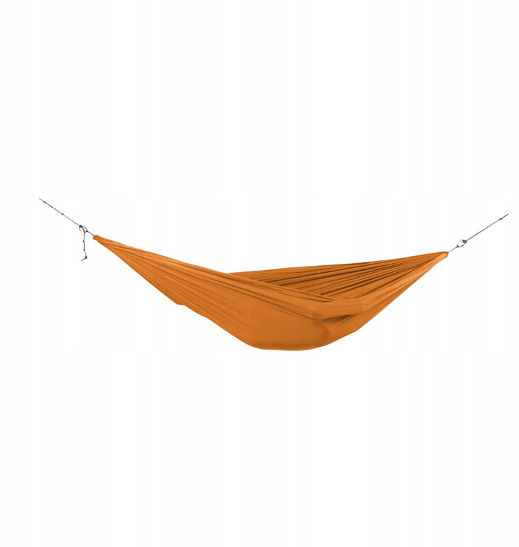 Ticket to the Moon – Hängematte – Heimhängematte Terrakotta-Orange (320 × 230 cm. Premium-Stoff mit 10kn-Karabinern. Seile Hängemattenärmel)
