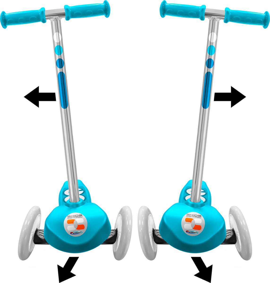 Stamp Skids Control 3-Rad-Kinderroller – Lenkroller – Unisex – Blau