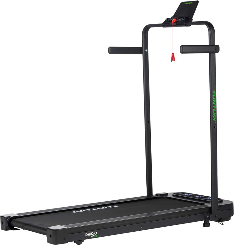 Tunturi Cardio Fit T5 Laufband – Laufband mit Bluetooth – Laufband – 14 Programme – faltbar – Gehpad – kompakt – 1 bis 8 km/h – EU-Sicherheitszertifiziert – inklusive kostenloser App