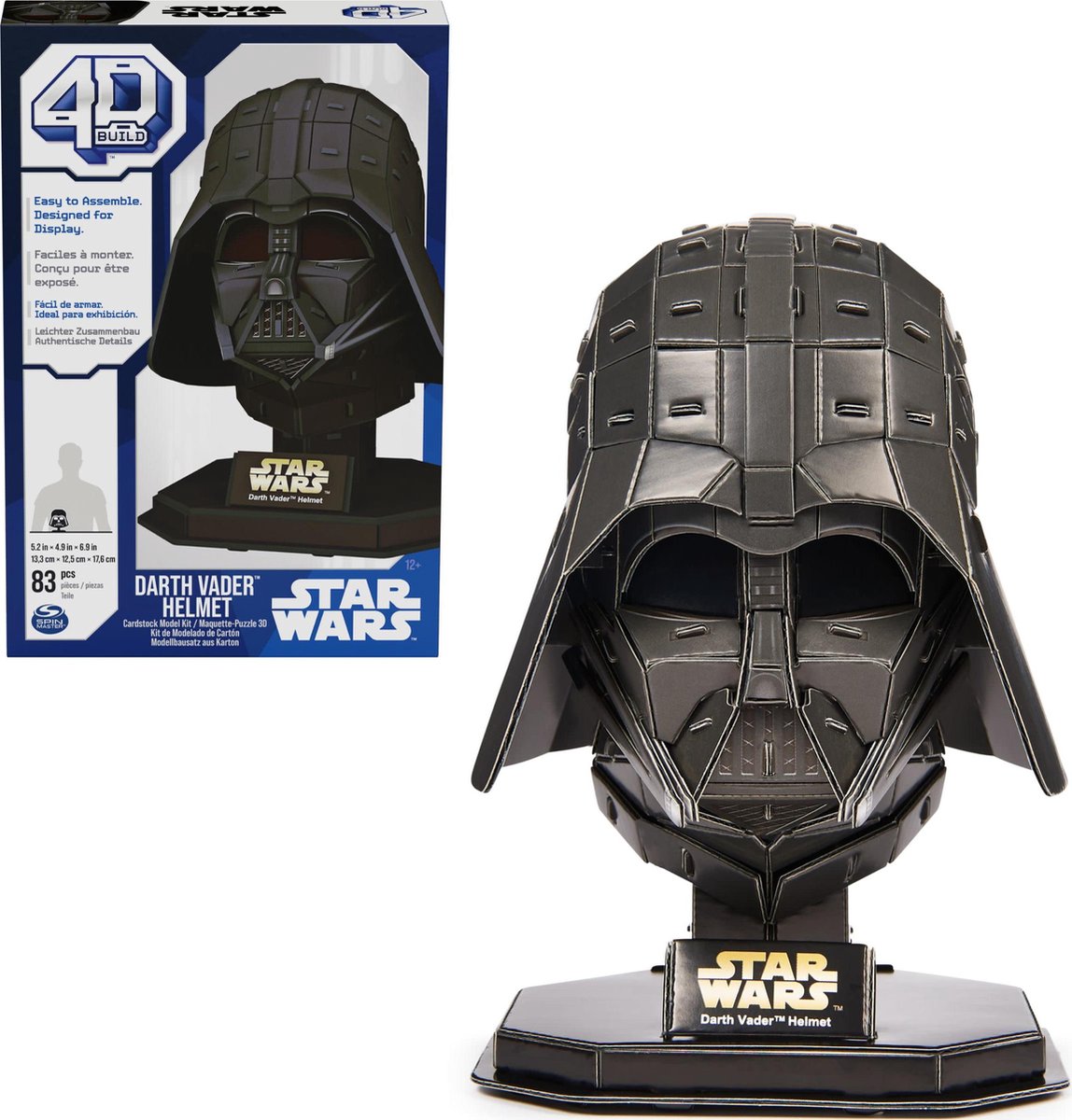 4D Build Star Wars – Darth Vader – 3D-Puzzle – 83 Teile – Bausatz aus Pappe