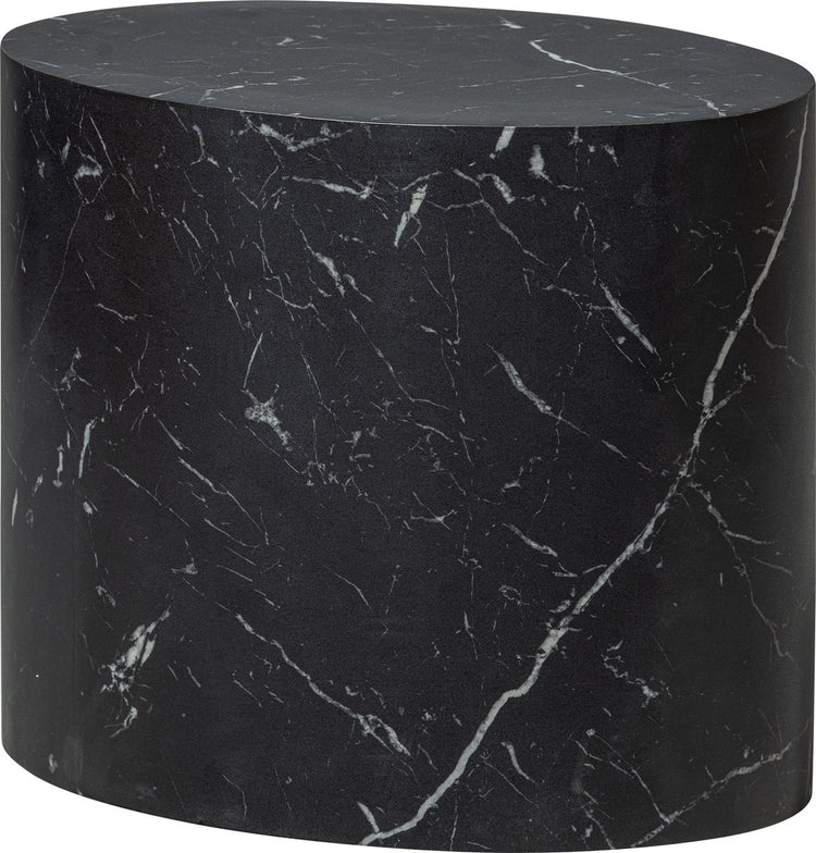 Woood Quint Beistelltisch - MDF - Schwarz - 40x48x33