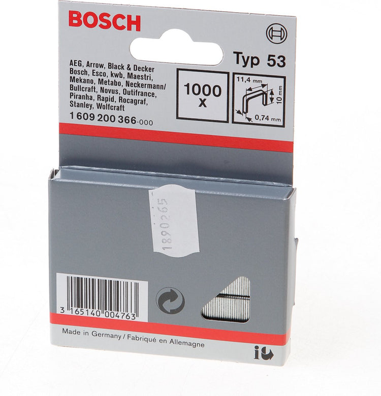 Bosch - nicht mit Feingewinde Typ 53 - 11,4 x 0,74 x 10 mm