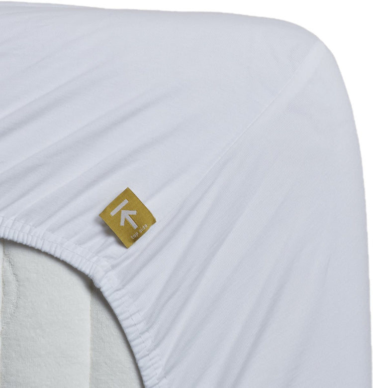 Beddinghouse – Jersey-Stretch – Topper-Spannbettlaken – 90 x 220 cm – weiß
