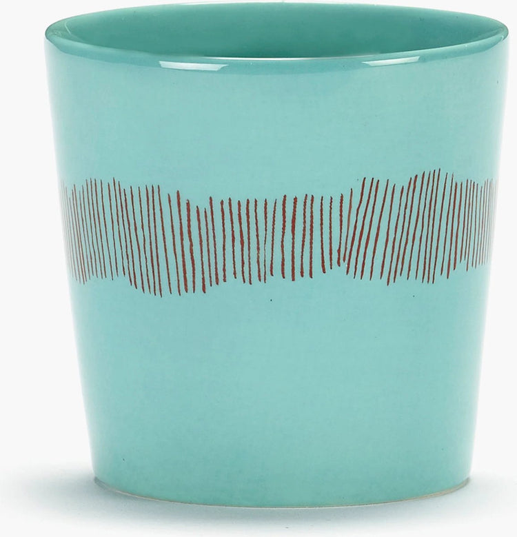 Serax - Ottolenghi Feast - Kaffeetasse - Azurblau Rot - 7 ø - 4 Stück