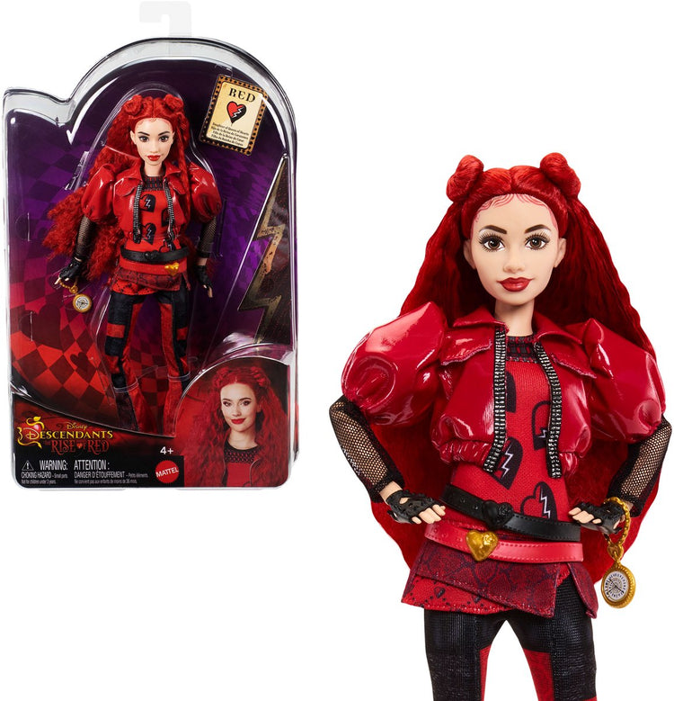 Mattel Disney Puppe Tochter der Königin der Herzen rot – Modepuppe.