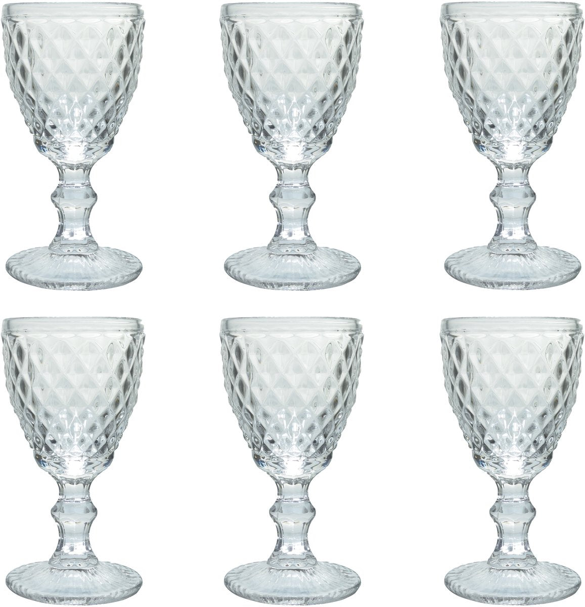 Medard de Noblat - Diamant - Weinglas 20 cl - transparent - 6 Stück
