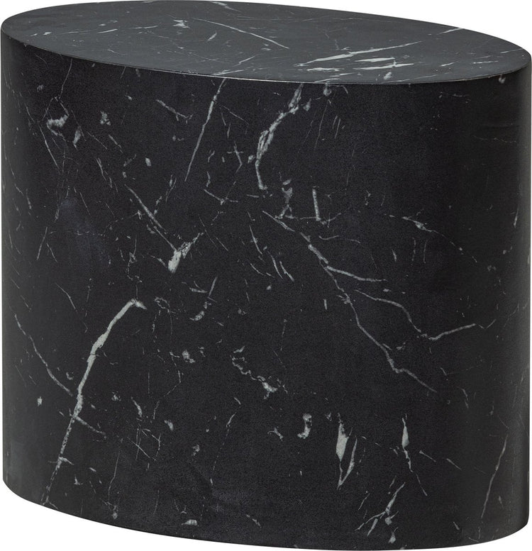 Woood Quint Beistelltisch - MDF - Schwarz - 33x40x24