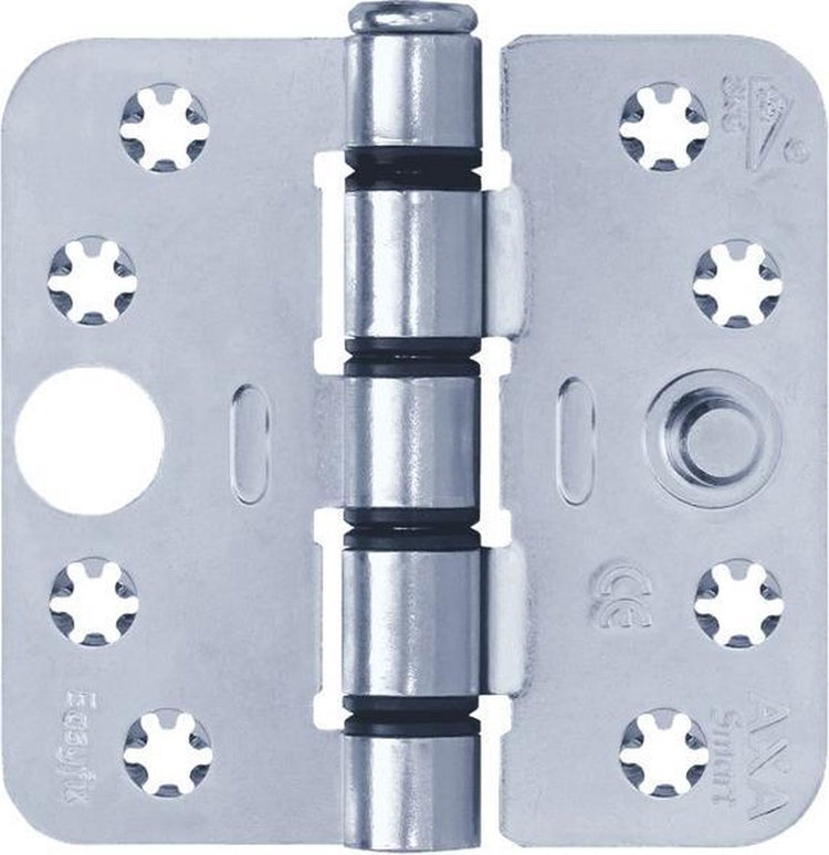 Axa Sicherheitsscharnier Smart Easyfix 89x89 Runde Ecke verzinkt VE=50 - 1687-09-23 7V