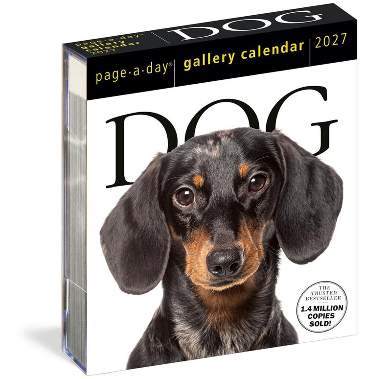 Dog page-a-day® Galeriekalender 2027