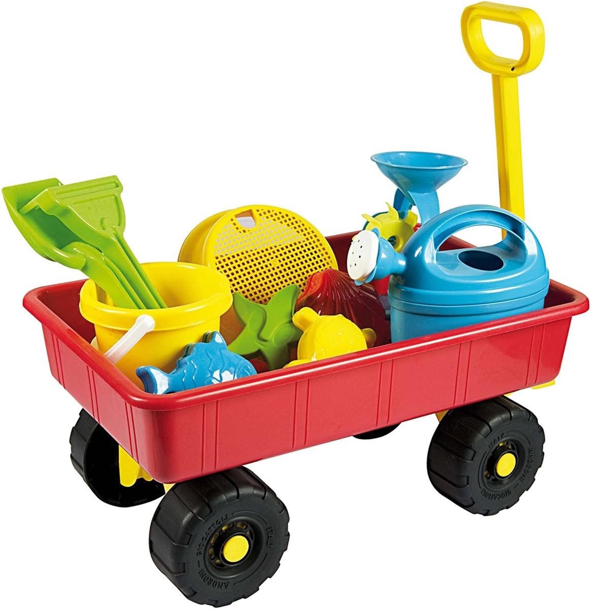 Androni – Strandset – 11-teilig – inklusive Sandformen, Eimer, Gießkanne und mehr