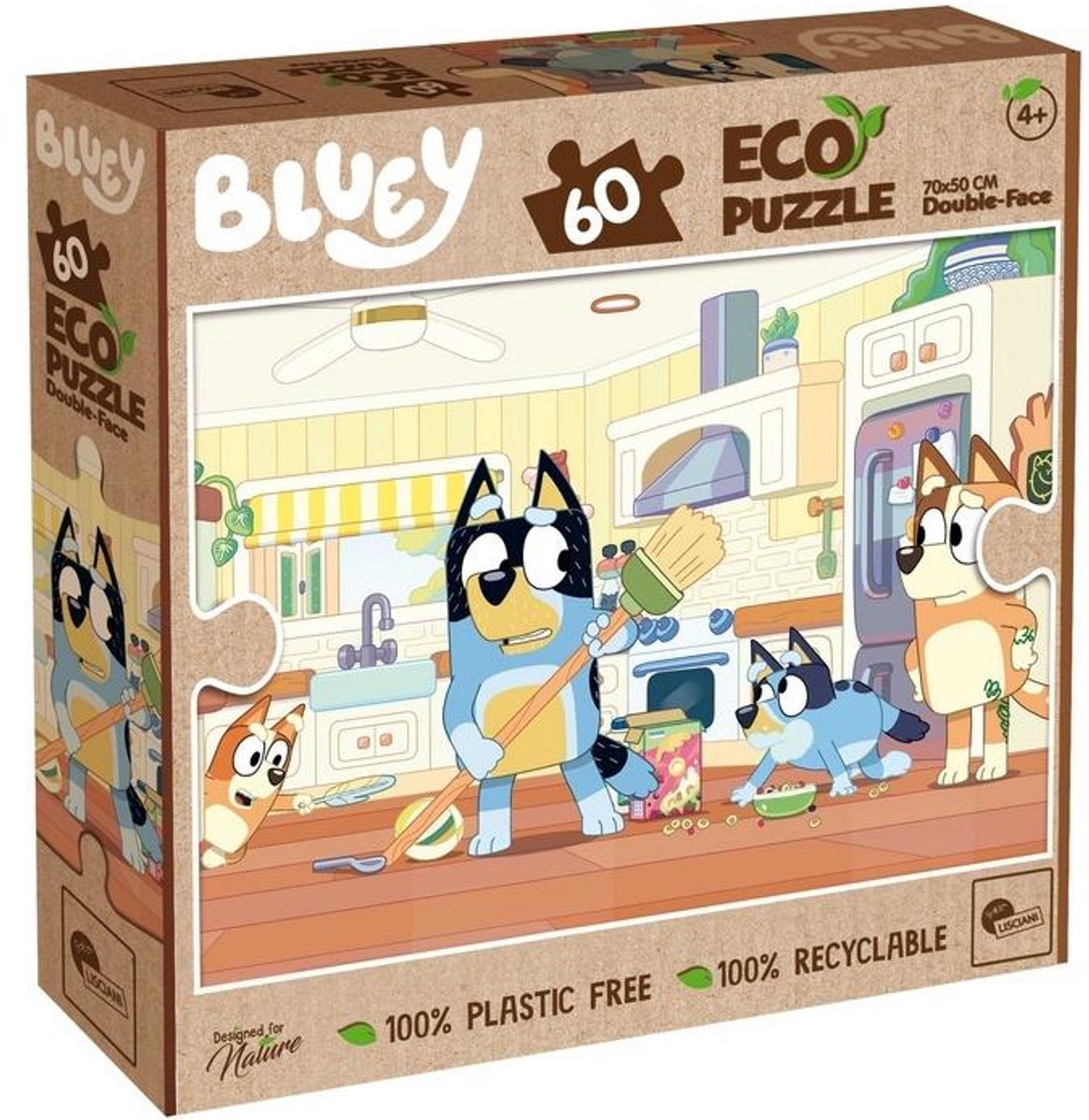 Lisciani Bluey Eco Puzzle df 60